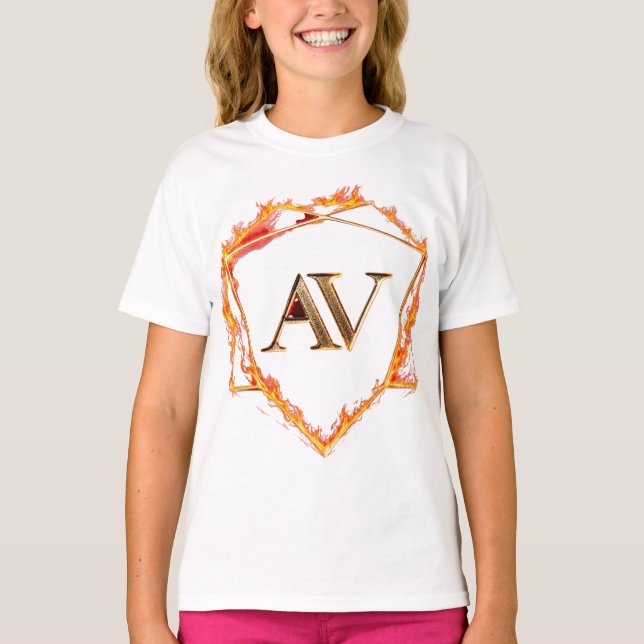T-shirt AETHER VANGUARD - Logo Pierre Forme AV Streetwear (Devant)