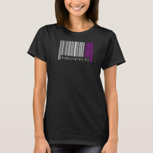 T-shirt Aexal Barcode Pride Washington Dc Cute Ace Aesth