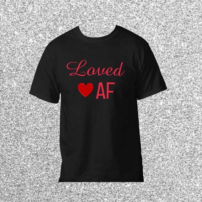 T-shirt AF adoré au coeur rouge mignon (Créateur téléchargé)