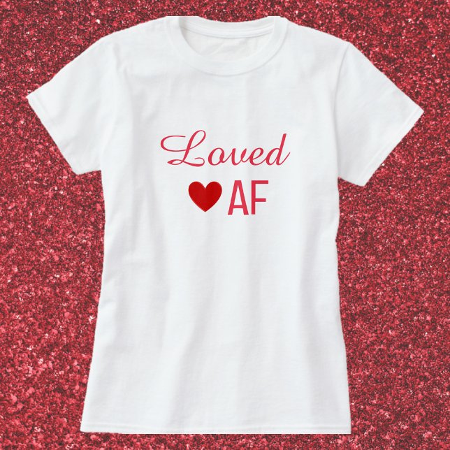 T-shirt AF adoré au coeur rouge mignon (Créateur téléchargé)