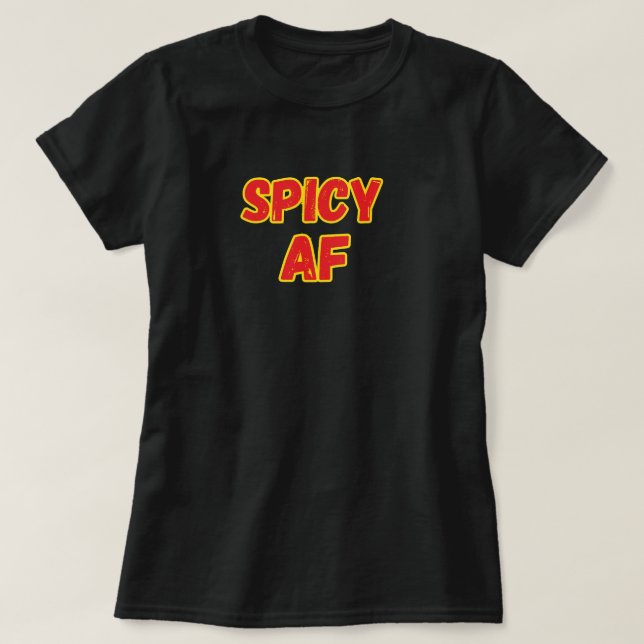 T-shirt AF épicée (Design devant)