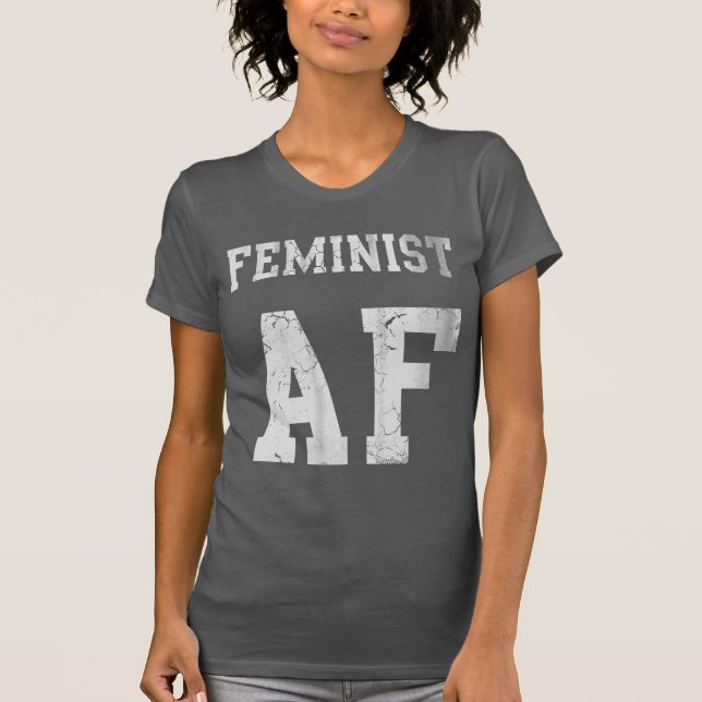 T-shirt AF féministe (Devant)