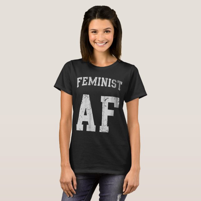 T-shirt AF féministe (Devant entier)