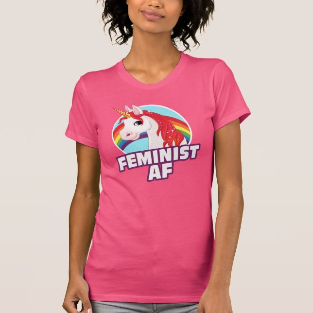 T-SHIRT AF FÉMINISTE (Devant)