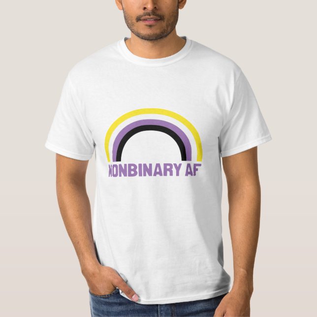 T-shirt AF non binaire (Devant)