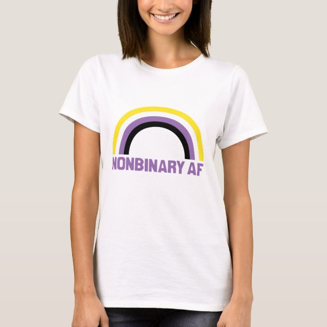 T-shirt AF non binaire (Devant)