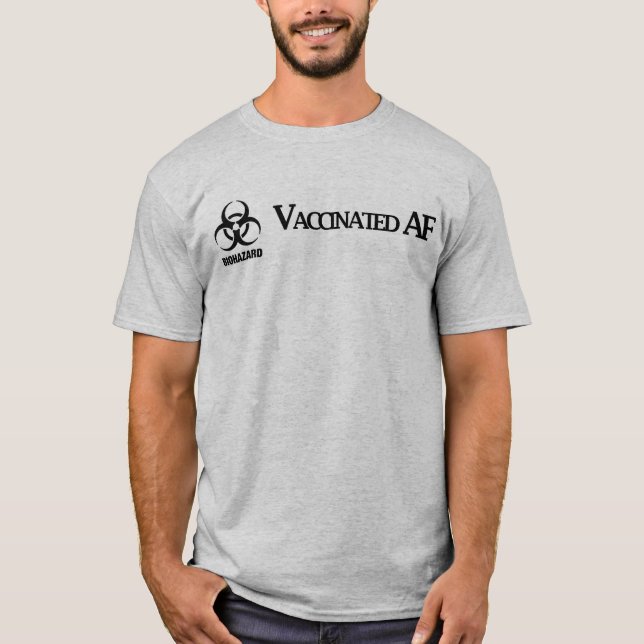 T-shirt AF vaccinée (Devant)