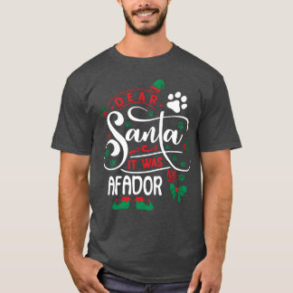 T-shirt Afador Chien Noël Chien race ami drôle drôle
