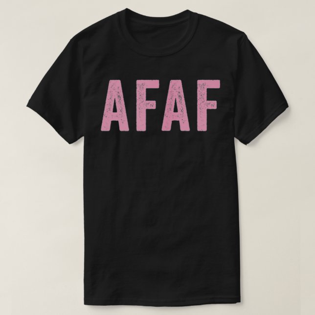 T-shirt AFAF Alcool sans AF  (Design devant)