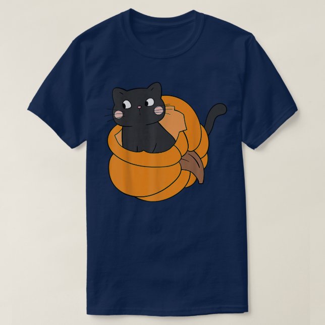 T-shirt Affaire Autumn Thanksgiving Cats lo (Design devant)