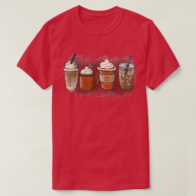 T-shirt Affaire Coffee Warm Cozy Autumn (Design devant)