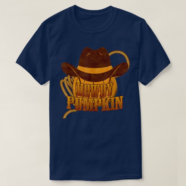 T-shirt Affaire Howdy Pumkin (Design devant)