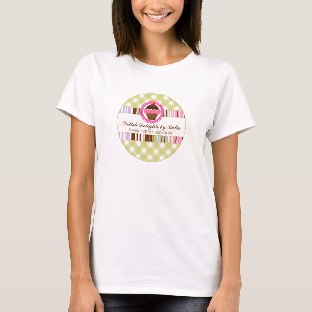 T-shirt Affaires de boulangerie de petit gâteau (Devant)