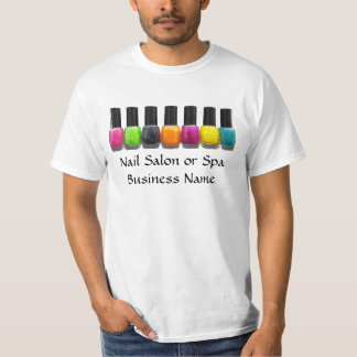 T-shirt Affaires de salon d'ongle, bouteilles polonaises