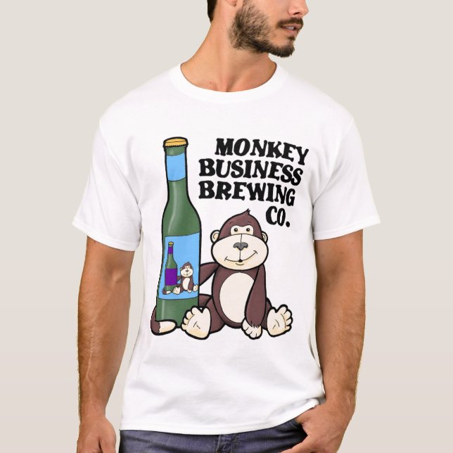 T-shirt Affaires de singe brassant la Cie. (Devant)