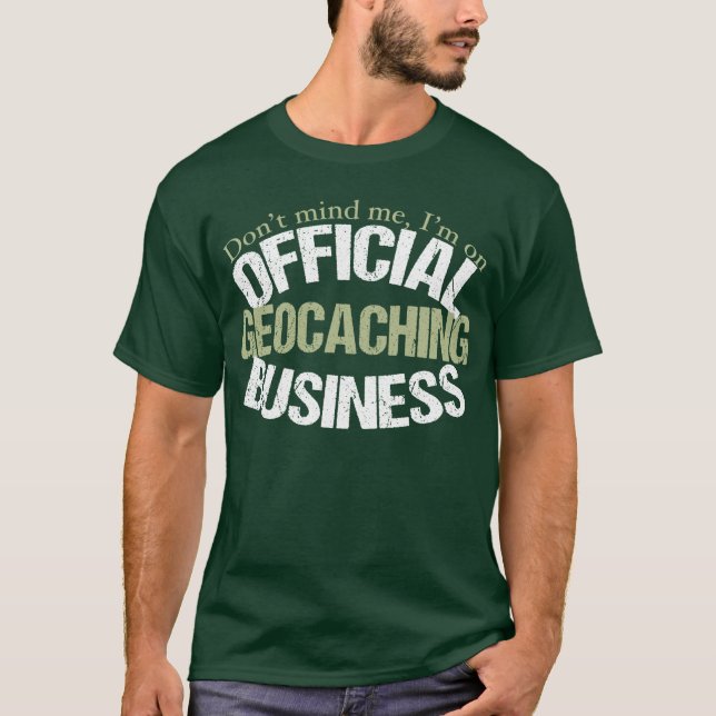 T-shirt Affaires officielles de Geocaching (Devant)