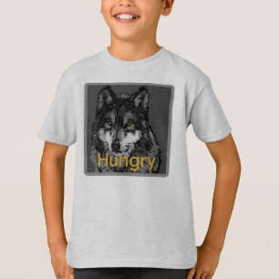 T-shirt Affamé - Les manches de base pour enfants Confort