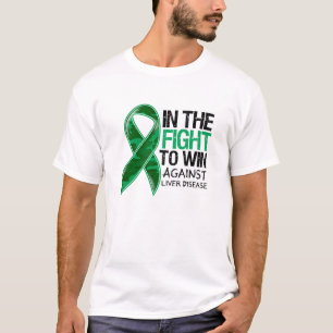 T-shirt Affection hépatique - combat à gagner