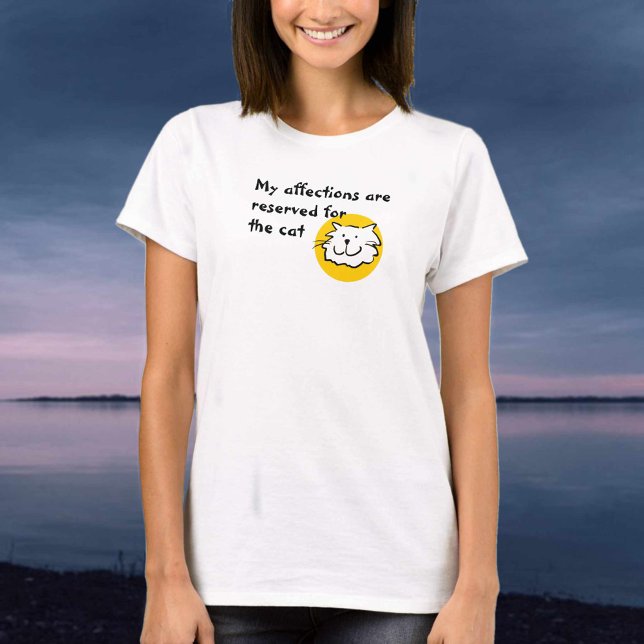 T-shirt Affections Réservées au Chat (Créateur téléchargé)