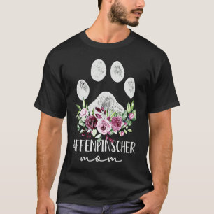 T-shirt Affenpinscher  Affenpinscher Maman de chien