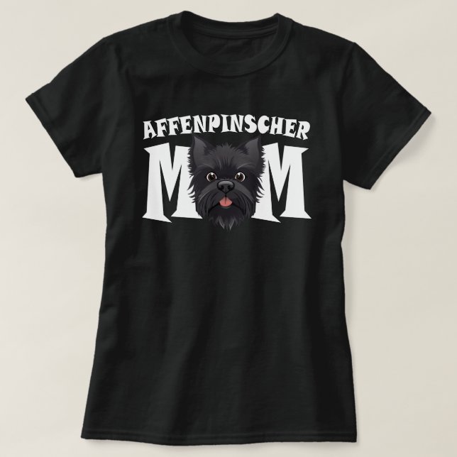 T-shirt Affenpinscher Maman Cute Affen Mothers Day Chien c (Design devant)