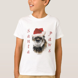 T-shirt Affenpinscher Père Noël Paws