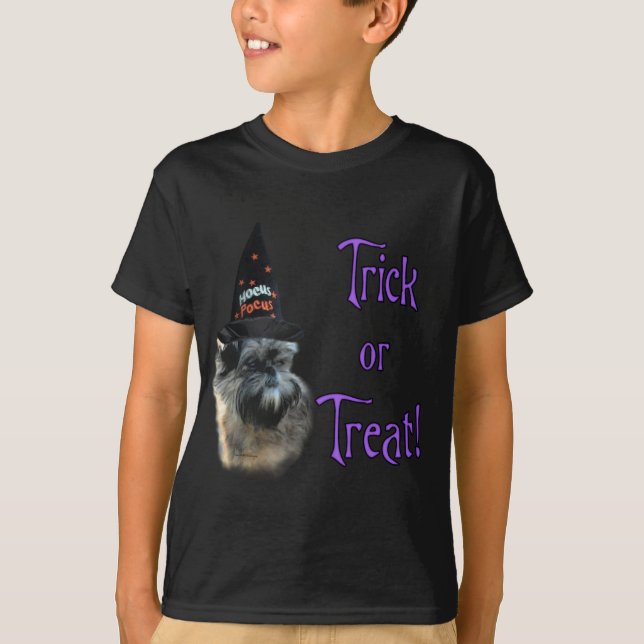 T-shirt Affenpinscher Trick (Devant)
