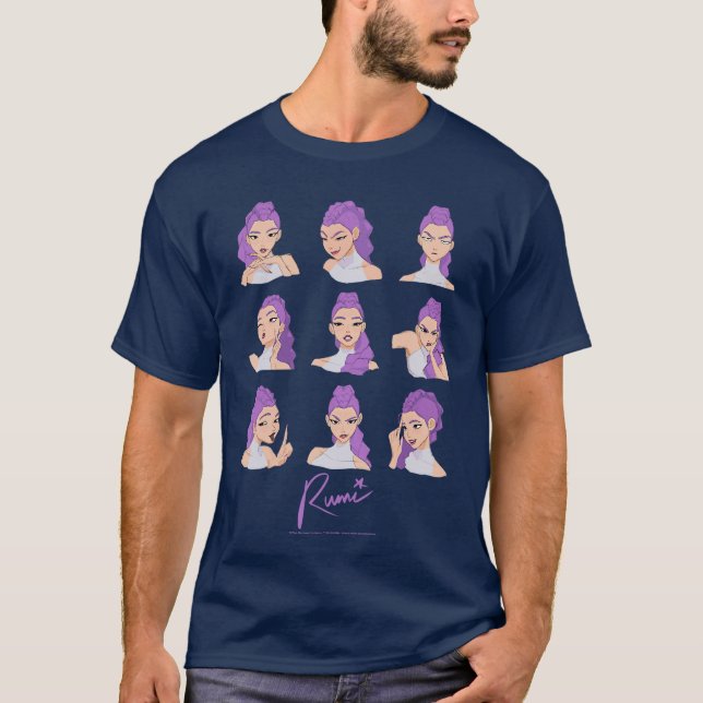 T-shirt Affichage d'expressions Rumi Halloween (Devant)