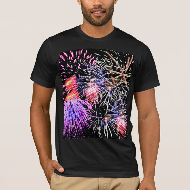 T-shirt Affichage Fireworks (Devant)