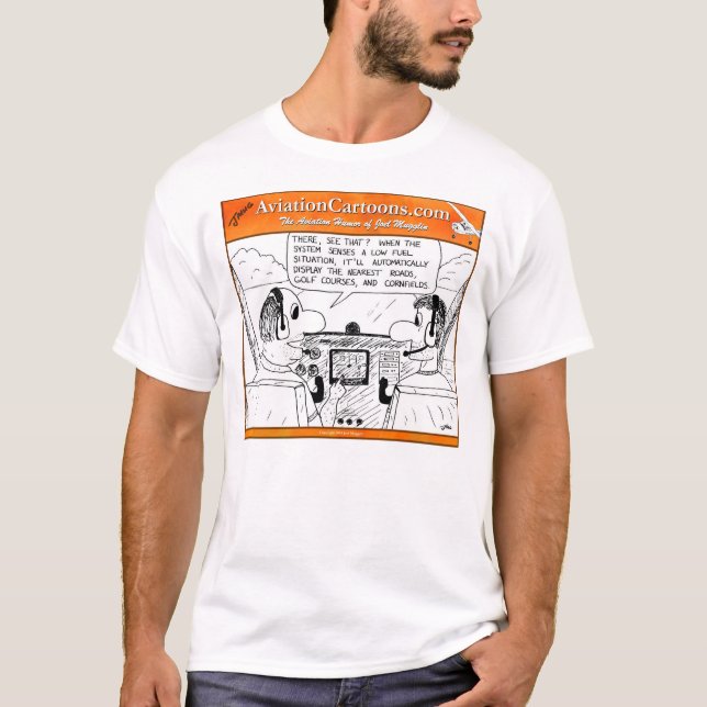 T-shirt Affichage mobile de carte (Devant)