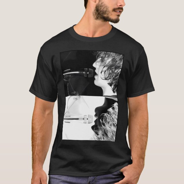 T-shirt Affiche Cameron Winter Invert noir et blanc (Devant)