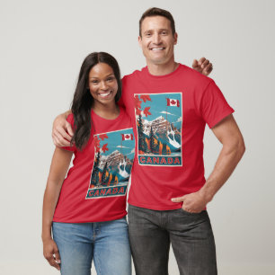 T-shirt Affiche Canada Travel