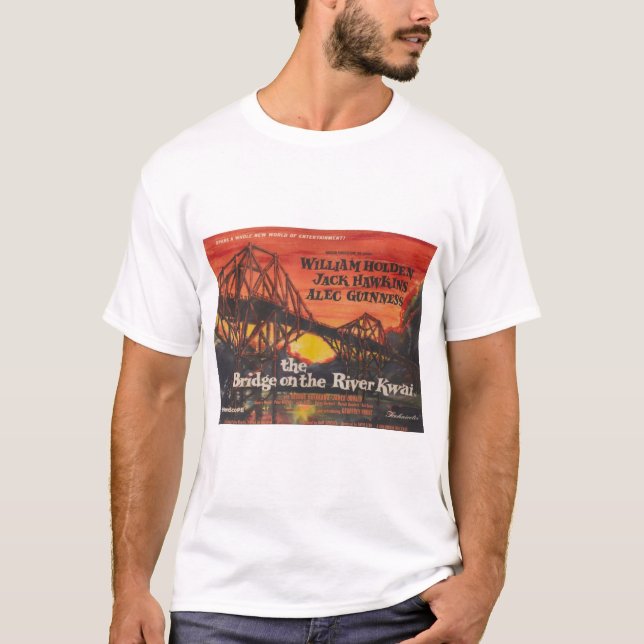 T-shirt Affiche classique de Le Pont de la rivière Kwaï  (Devant)