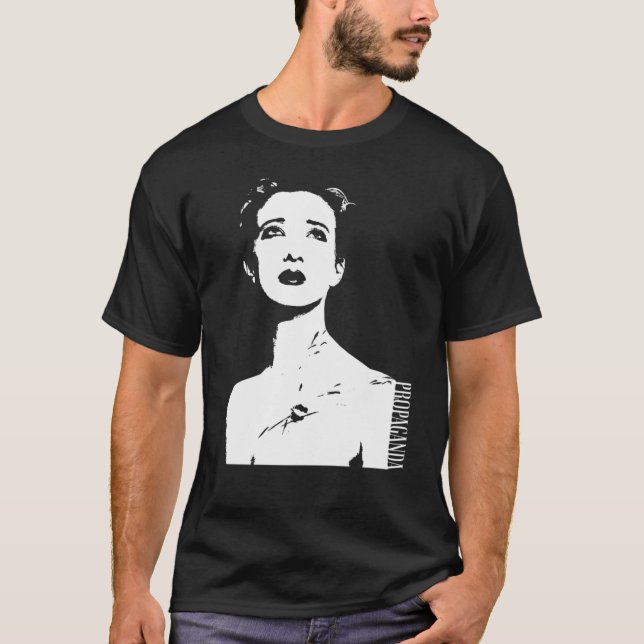 T-shirt Affiche d'art de musique expérimentale de propagan (Devant)