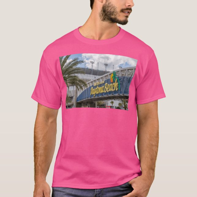 T-shirt Affiche de bienvenue de Daytona Beach (Devant)