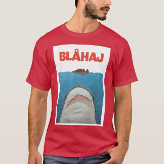 T-shirt Affiche de Blahaj Jaws amis