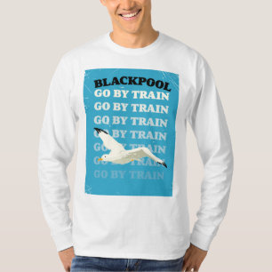 T-shirt Affiche de bord de mer vintage Blackpool