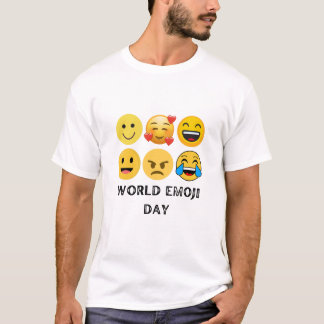 T-shirt Affiche de célébration de la Journée mondiale des 
