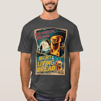 T-shirt Affiche de film d'horreur zombie vintage La Nuit d