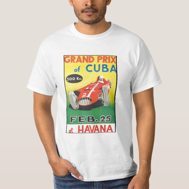 T-shirt Affiche de Grand prix (Devant)