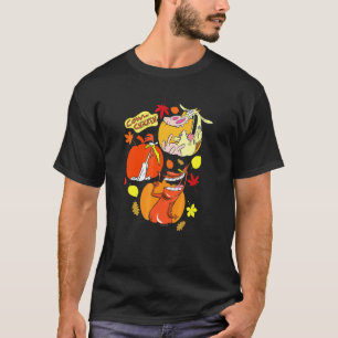 T-shirt Affiche de groupe de citrouilles d'Halloween de va