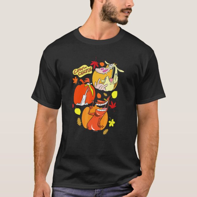 T-shirt Affiche de groupe de citrouilles d'Halloween de va (Devant)
