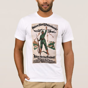 T-shirt Affiche de la Première Guerre mondiale Alles Furs