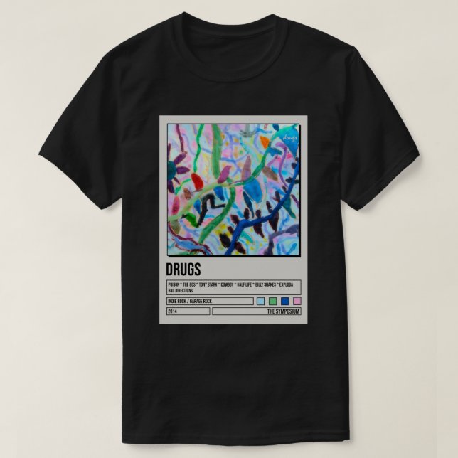 T-shirt Affiche de l'album Symposium Drug (Design devant)