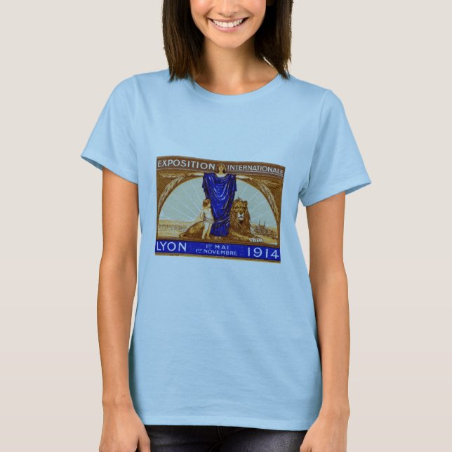 T-shirt Affiche de l'Exposition Internationale de Lyon 191 (Devant)