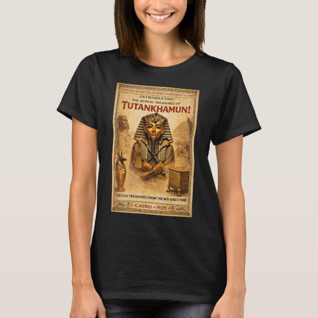 T-shirt Affiche de l'exposition "Toutankhamon 1925" (Devant)