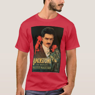 T-shirt Affiche de magie vintage, Grand Magicien Blackston