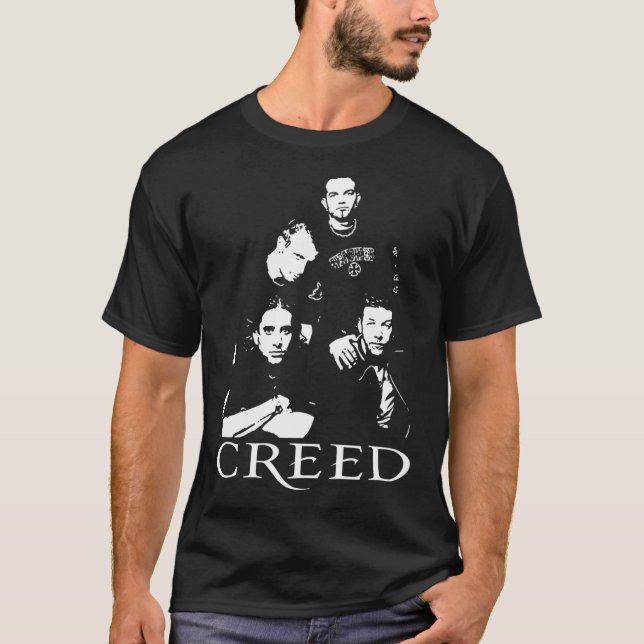 T-shirt Affiche de musique rock Creed (Devant)