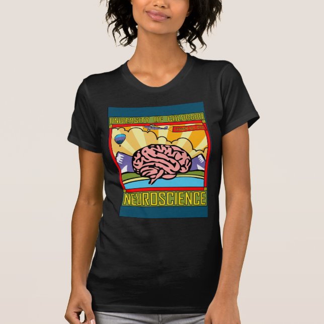 T-shirt Affiche de neurologie (Devant)