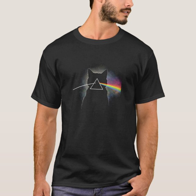 T-shirt Affiche de parodie de chat Floyd, Art de chat pris (Devant)